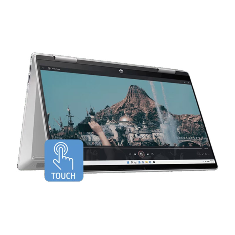 Picture of HP Pavilion x360 - 13th Gen Intel Core i5 14" (35.6 cm) 14-ek1149TU Thin & Light Laptop (16GB/ 1TB SSD/ Full HD Touch Display/ Intel Iris X Graphics/ Windows 11 Home/ 1 Year Warranty/ Natural Silver/ 1.51kg)